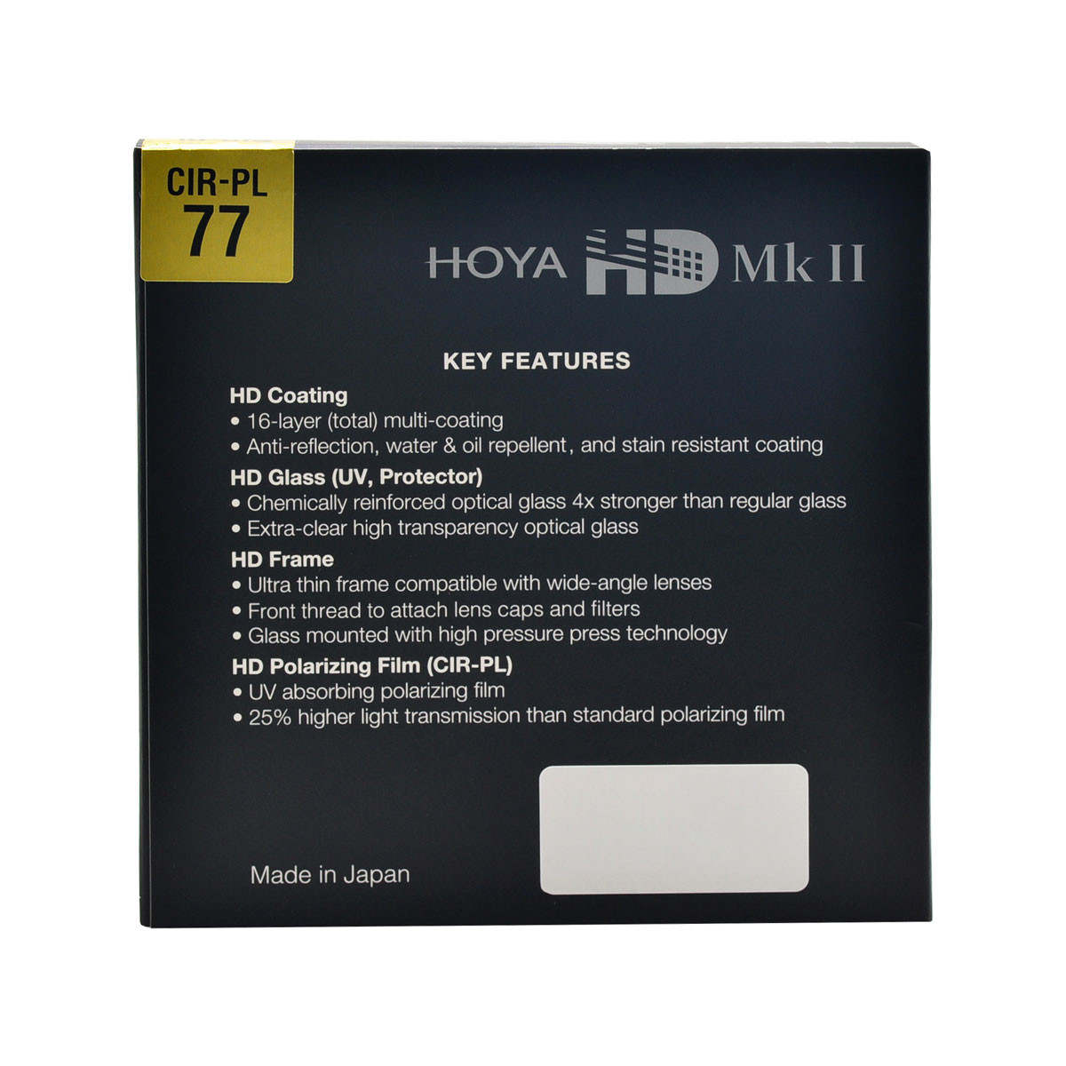 Hoya HD Gold Filtro Polarizzatore Circolare 49mm – Trattamento Multistrato E Vetro Temprato Per Grandangoli