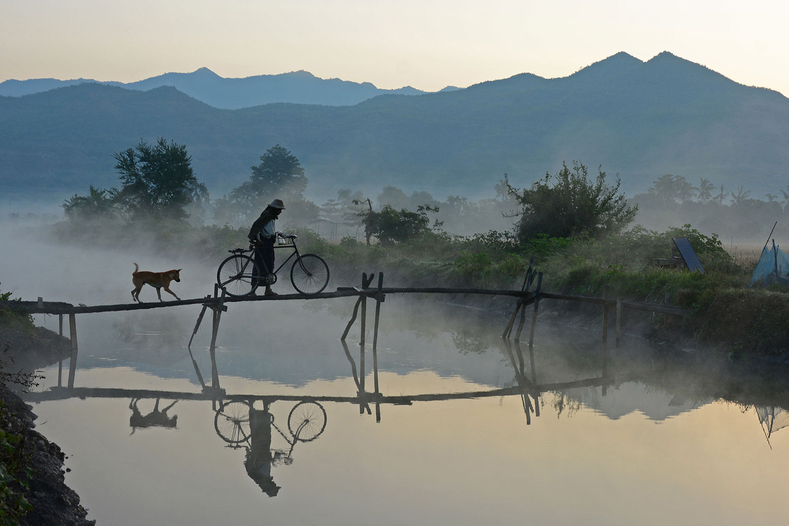 제목 : 안개가 자욱한 아침 |  저자 : Myo Min Kywe |  사용 된 필터 : ND |  국가 : 미얀마